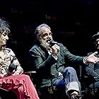 Graeme Manson, Steven Ogg, and Sheila Vand at an event for Snowpiercer (2017)