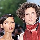 Timothée Chalamet and Taylor Russell