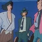 Makio Inoue, Kiyoshi Kobayashi, and Yasuo Yamada in Lupin III: Legend of the Gold of Babylon (1985)