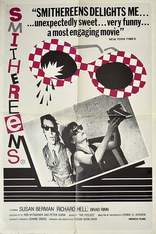 Susan Berman and Richard Hell in Smithereens (1982)