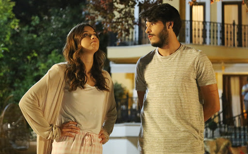 Afra Saraçoglu and Kubilay Aka in Is This Love? (2018)