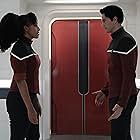 Jack Quaid and Tawny Newsome in Star Trek: Strange New Worlds (2022)