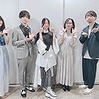 Rie Kugimiya, Jun'ichi Suwabe, Saori Hayami, and Toshiki Masuda at an event for Kotaro Lives Alone (2022)