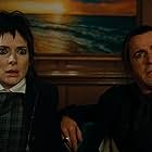 Winona Ryder and Justin Theroux in Beetlejuice Beetlejuice (2024)