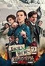 Helena Bonham Carter, David Thewlis, Henry Cavill, Sharon Duncan-Brewster, Serrana Su-Ling Bliss, Abbie Hern, Gabriel Tierney, Susan Wokoma, Adeel Akhtar, Himesh Patel, Róisín Monaghan, Millie Bobby Brown, and Louis Partridge in Enola Holmes 2 (2022)