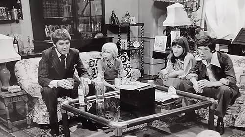 Anthony Howden, Sylvestra Le Touzel, Derek Nimmo, and Nicholas Drake in My Honourable Mrs (1975)