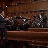 Jimmy Fallon, Questlove, Tariq Trotter, James Poyser, The Roots, Kirk Douglas, Damon Bryson, Mark Kelley, David Guy, Ian Hendrickson-Smith, and Stro Elliot in The Tonight Show Starring Jimmy Fallon (2014)