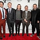 David Krumholtz, Christopher Nolan, Hoyte Van Hoytema, Benny Safdie, and Dane DeHaan