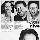 Ênio Gonçalves, Sérgio Mamberti, Maitê Proença, and Luiz Armando Queiroz in Dinheiro Vivo (1979)