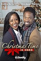 Rukiya Bernard and Dewshane Williams in Christmas Time Is Here (2021)