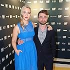 Daniel Radcliffe and Erin Darke at an event for Weird: The Al Yankovic Story (2022)