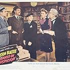 Richard Lane, Lynn Merrick, Chester Morris, George E. Stone, and Frank Sully in Boston Blackie Booked on Suspicion (1945)