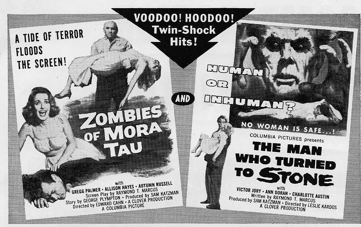 Allison Hayes and Gregg Palmer in Zombies of Mora Tau (1957)