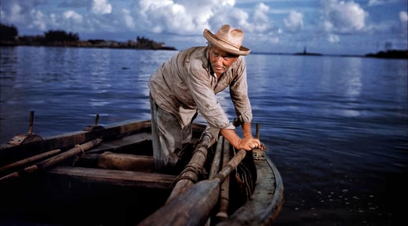 Spencer Tracy and James Wong Howe in The Old Man and the Sea (1958)