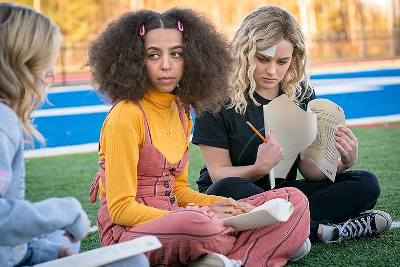 Katherine Langford and Hayley Law in Spontaneous (2020)