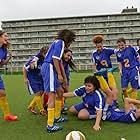 Gina Spadaro, Rebecca Cizmeli, Nora Ait Boubker, Cherise Schelts, Indigo Burnett, Shira Duizend, Ferooza Mangre, Seren Demirbilek, Bibi Bosman, and Angelique Bank in Voetbalmeisjes (2016)