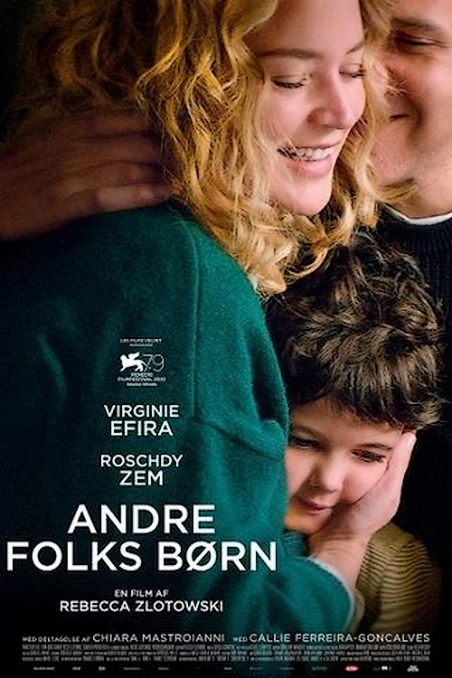 Roschdy Zem, Callie Ferreira-Goncalves, and Virginie Efira in Other People's Children (2022)