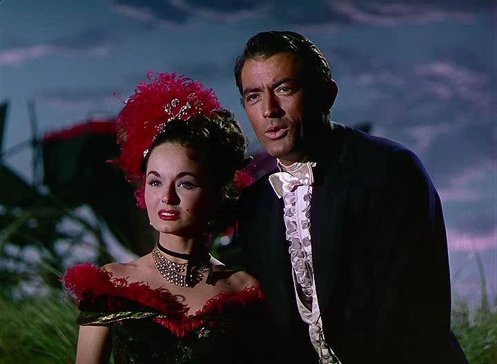 Gregory Peck and Ann Blyth in The World in His Arms (1952)