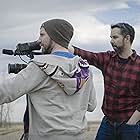 Kevin Eastwood (right) directing on the set of Humboldt: The New Season