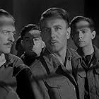 Derek Bond, Guy Middleton, and Michael Redgrave in The Captive Heart (1946)