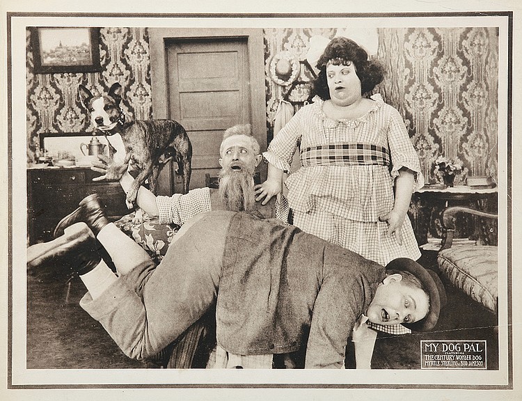 Billy Engle, Bud Jamison, Merta Sterling, and Brownie the Dog in My Dog, Pal (1920)