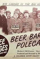 Moe Howard, Larry Fine, Curly Howard, Eddie Laughton, Joe Palma, and Robert B. Williams in Beer Barrel Polecats (1946)