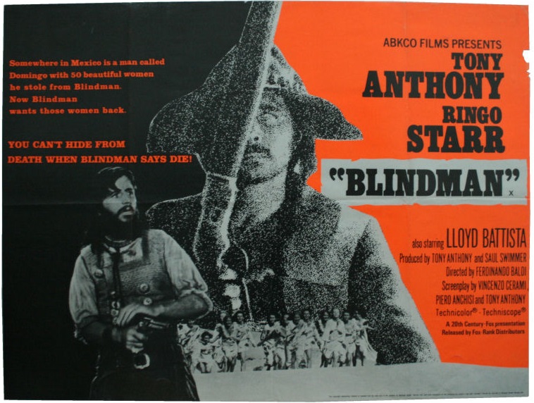 Tony Anthony and Ringo Starr in Blindman (1971)