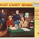 Victor Mature, John Lund, James Millican, and Dennis Weaver in Chief Crazy Horse (1955)
