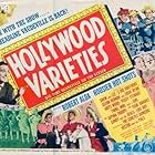 Robert Alda, Peggy Stewart, Gil Taylor, Paul Trietsch, Ken Trietsch, Charles Ward, Britt Wood, and The Hoosier Hotshots in Hollywood Varieties (1950)