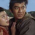 Yoshihiko Aoyama and Miwa Takada in Daimajin (1966)