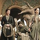 Kate Dickie, Michelle Fairley, and Lino Facioli in Game of Thrones (2011)