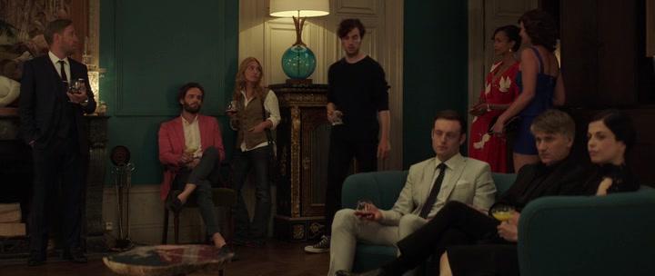 Stanislas Merhar, Michael Smiley, Violaine Gillibert, Sonia Rolland, Brendan Patricks, Joséphine de La Baume, Tim Fellingham, Tom Hughes, and Ginnie Watson in Madame (2017)