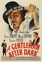 Brian Donlevy, Preston Foster, and Miriam Hopkins in A Gentleman After Dark (1942)