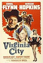 Errol Flynn and Miriam Hopkins in Virginia City (1940)