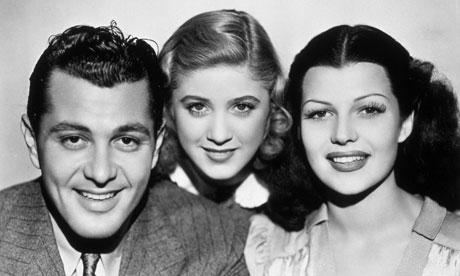 Rita Hayworth, Edith Fellows, and Tony Martin in Music in My Heart (1940)