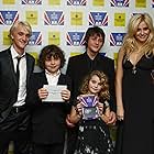 Tom Felton, Pixie Lott, Daniel Roche, Ramona Marquez, and Tyger Drew-Honey at an event for Outnumbered (2007)