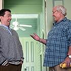 Chevy Chase and Ed Helms in Vacation (2015)