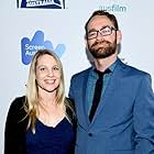 Directors Alison James and Zak Hilditch at the 2017 Australians In Film Awards in Los Angeles. 