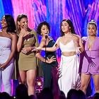 Normani, Ally Brooke, Dinah Jane, Lauren Jauregui, Fifth Harmony, and Liza Koshy at an event for Teen Choice Awards 2017 (2017)