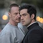 Ben Daniels and Alfonso Herrera in The Exorcist (2016)