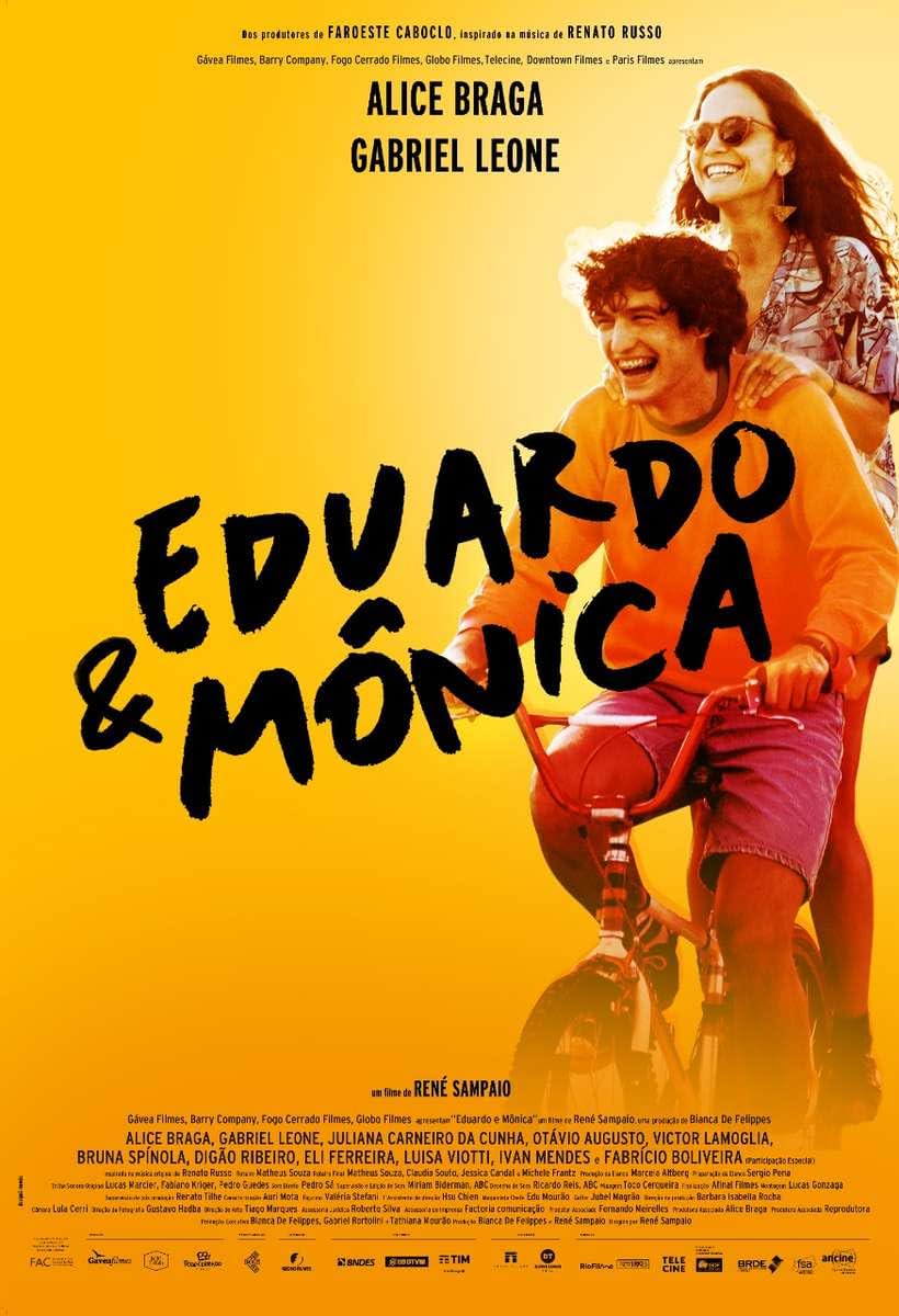 Alice Braga and Gabriel Leone in Eduardo and Monica (2020)