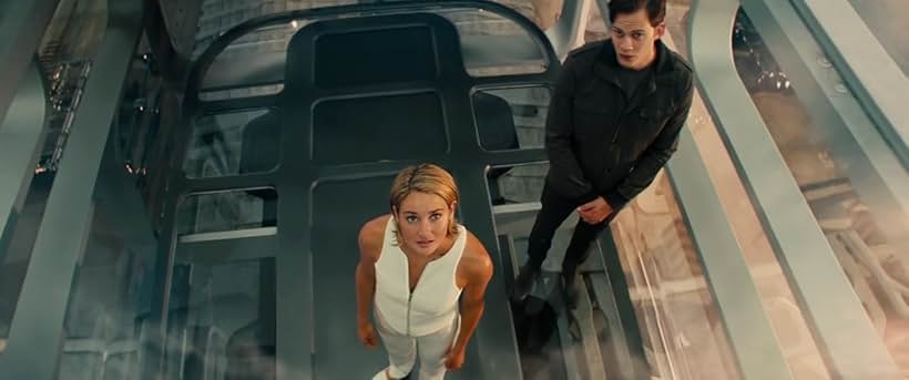 Bill Skarsgård and Shailene Woodley in Allegiant (2016)