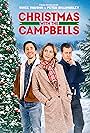 Justin Long, Brittany Snow, and Alex Moffat in Christmas with the Campbells (2022)