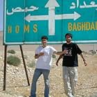 Rick Ojeda, Line Producer and Jsu Garcia in Syria, 500m from Iraq during the filming of "Spiritual Warriors".