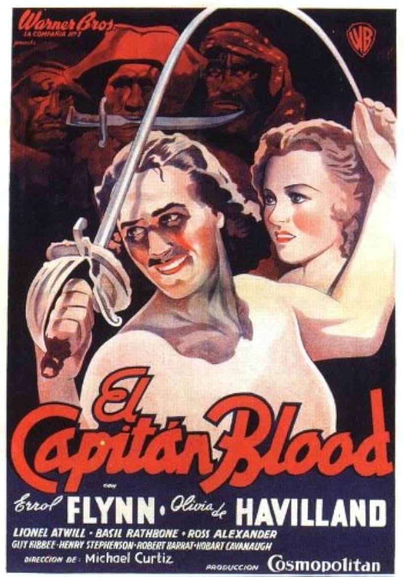 Olivia de Havilland and Errol Flynn in Captain Blood (1935)