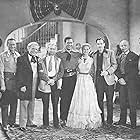 Johnny Mack Brown, Elmer Clifton, Oliver Drake, William Farnum, Kenneth Harlan, Jennifer Holt, Fuzzy Knight, Pat O'Malley, Eddie Polo, and Tex Ritter in Deep in the Heart of Texas (1942)