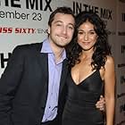 Emmanuelle Chriqui and Anthony Fazio at an event for In the Mix (2005)