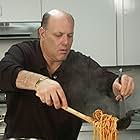 Frankie the Butcher in action cooking a Classic dish Spaghetti and Meatballs on his show Titled What's for Dinner with Frankie the Butcher on the    www.italianamericannetwork.com under food and recipe's 