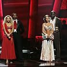 David Alan Grier, Lawrence Taylor, Kym Johnson Herjavec, and Edyta Sliwinska in Dancing with the Stars (2005)