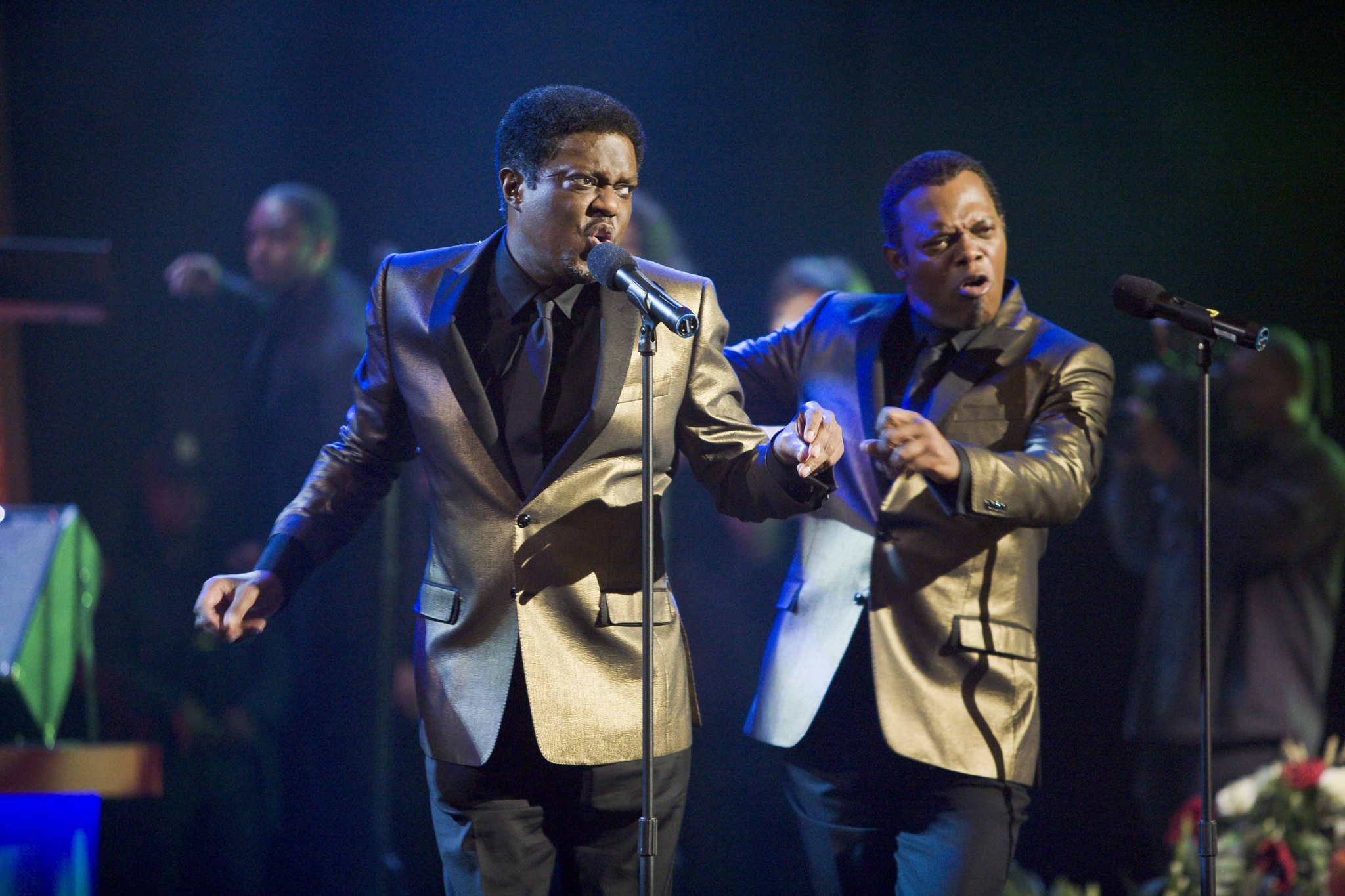 Samuel L. Jackson and Bernie Mac in Soul Men (2008)